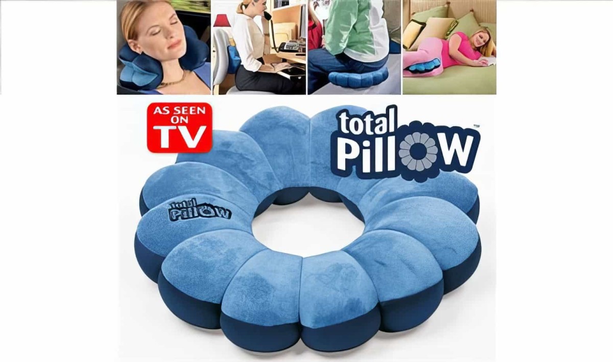 Total Pillow Şekilden Şekle Giren Seyahat Boyun Yastığı
