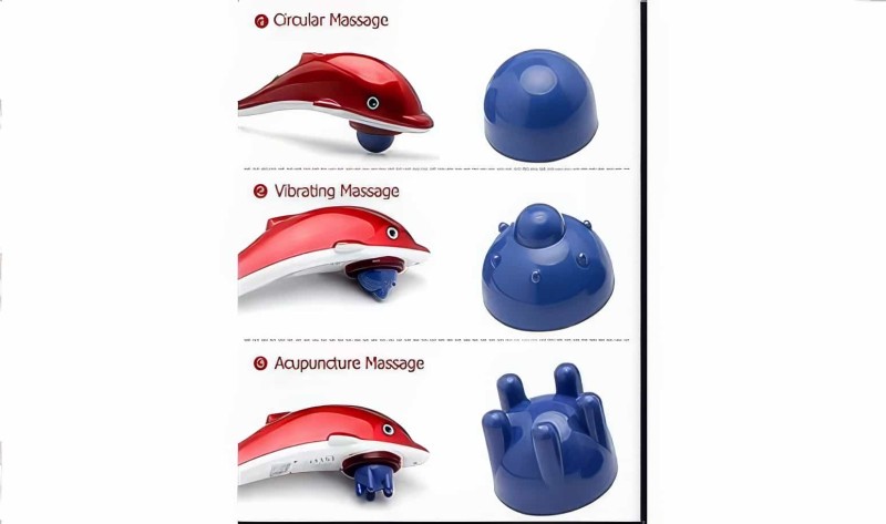 Yunus Model Titreşimli İnfrared Elektronik Masaj Aleti Boyun Bel Sırt Dolphin İnfrared Massager Jt-889 28watt - Thumbnail