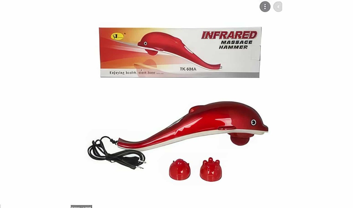 Yunus Model Titreşimli İnfrared Elektronik Masaj Aleti Boyun Bel Sırt Dolphin İnfrared Massager Tk-606a 30watt